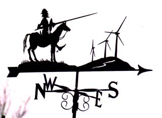 Don Quixote weather vane